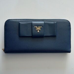 Prada zippered wallet